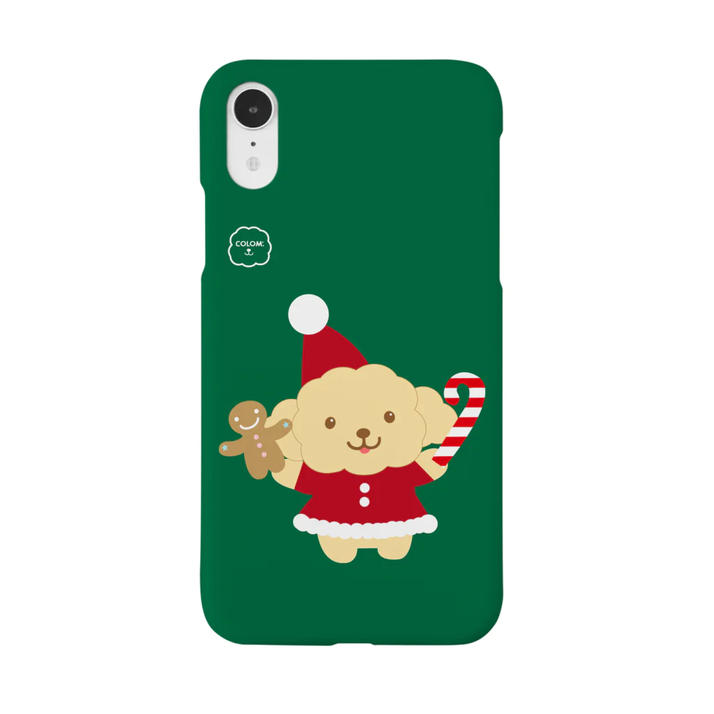 ribon-classic.リボンクラシック【リボクラ】のトイプードル【アンジー犬】スマホケース！クリスマスber.！ Smartphone Case