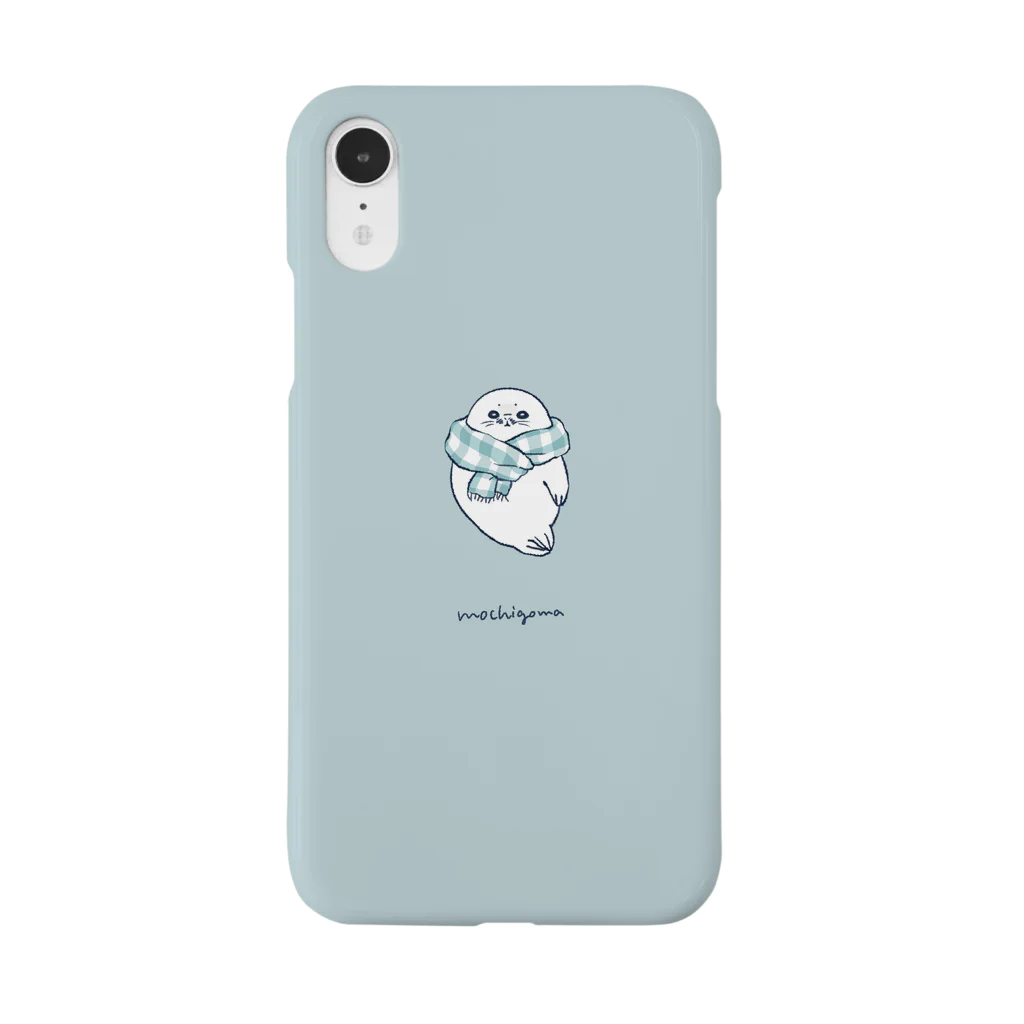 MOCHIGOMA STOREのマフラーをしたもちごま Smartphone Case