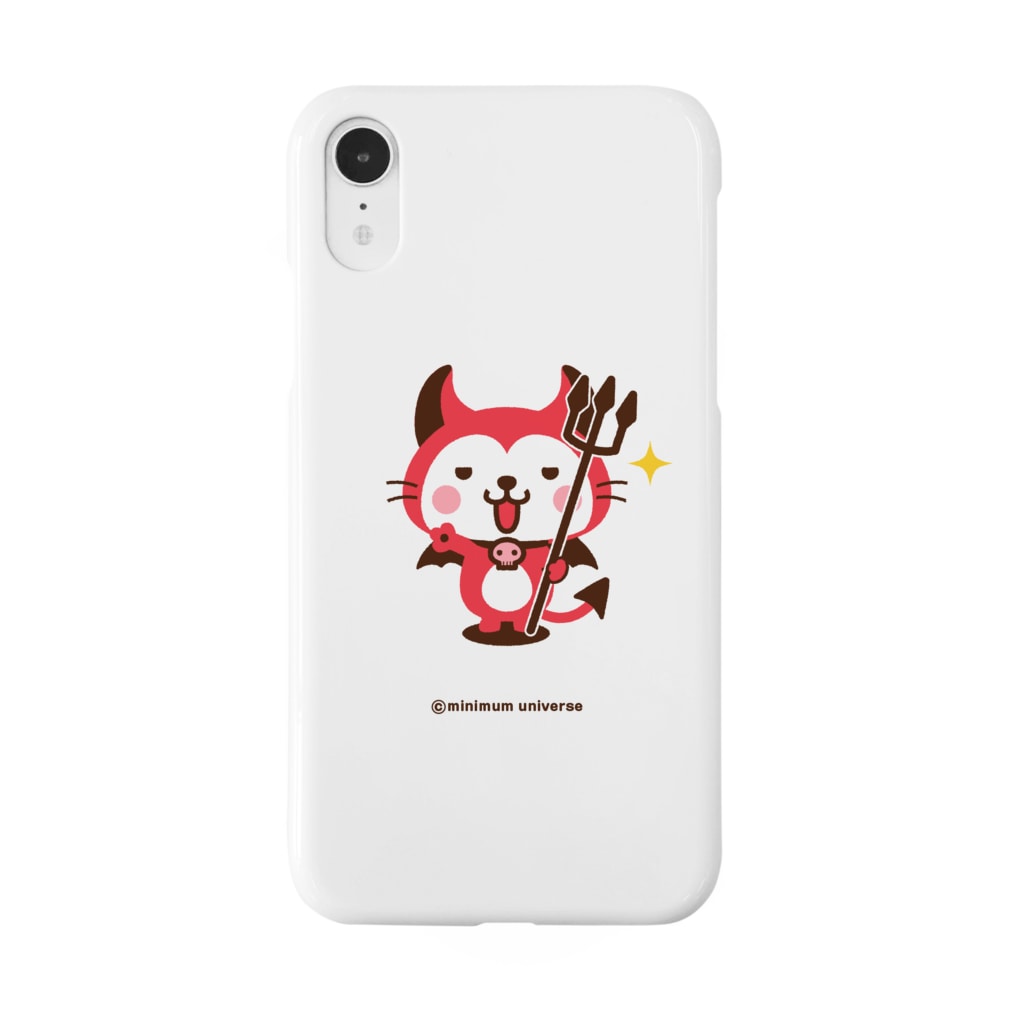 ミニマムユニヴァース@SUZURIのデビねこくんスマホケース Smartphone Case