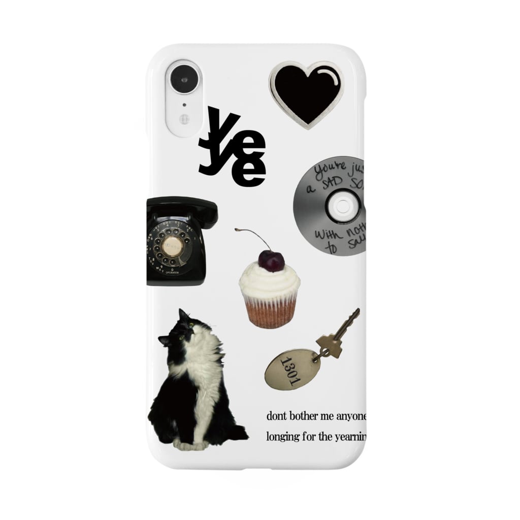 yeamのBlack cat Smartphone Case