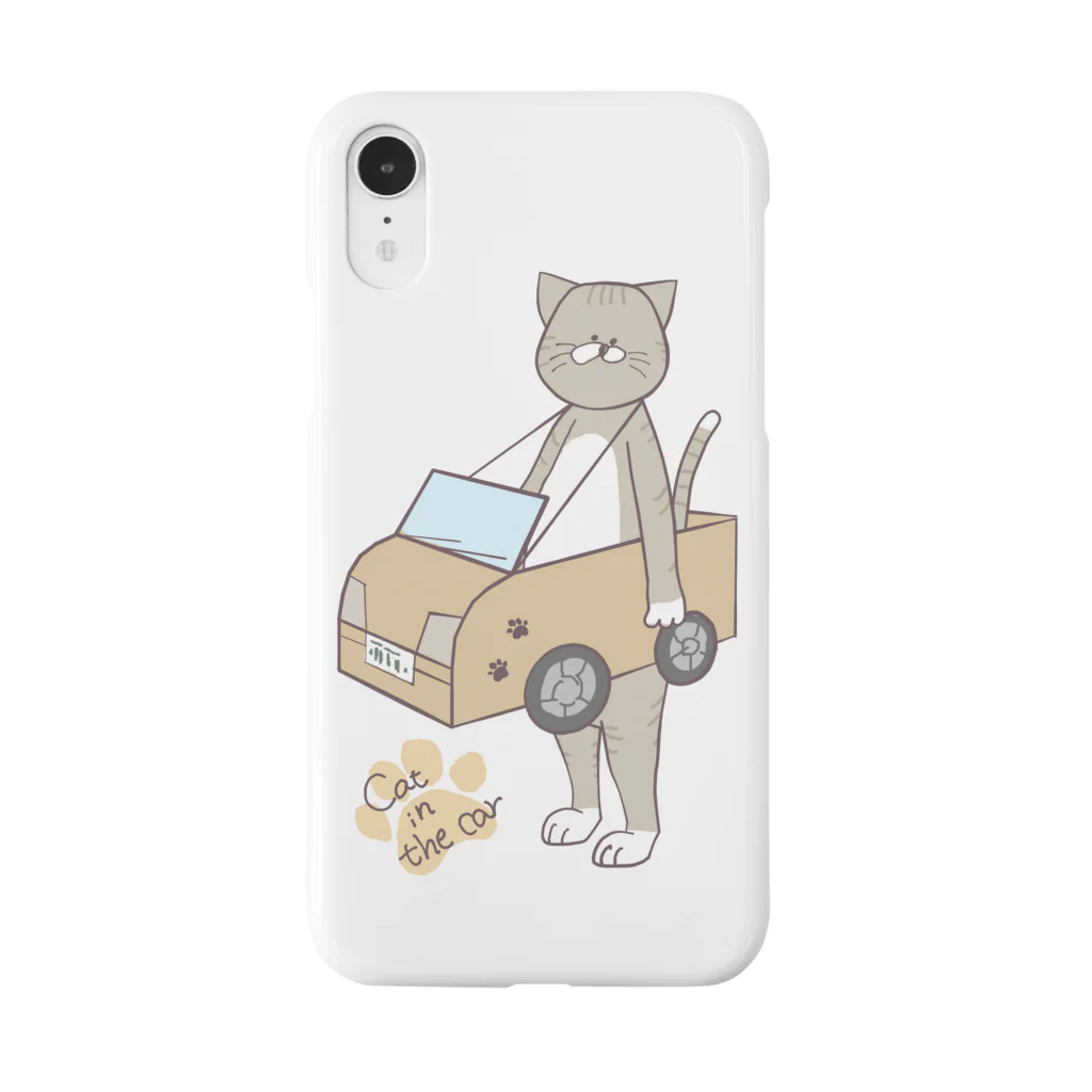 さやえんどうのCat in the car Smartphone Case