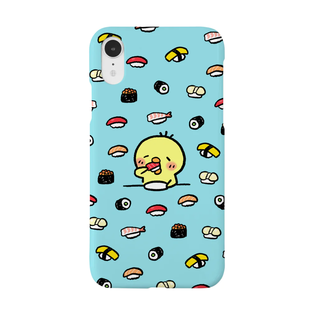 ゆーすけひよこのゆーすけひよこ 「お寿司」水色 Smartphone Case