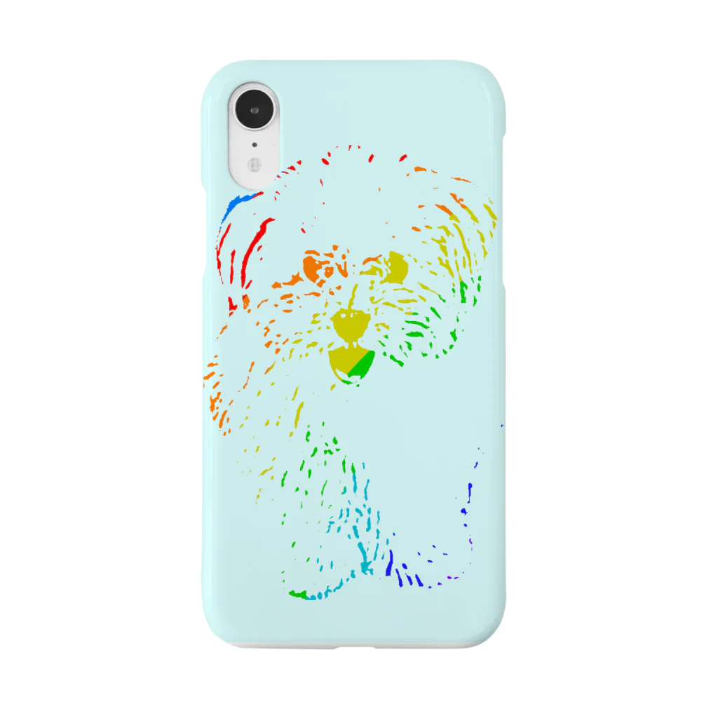 マルチーズ教のRainbow dog2 Smartphone Case