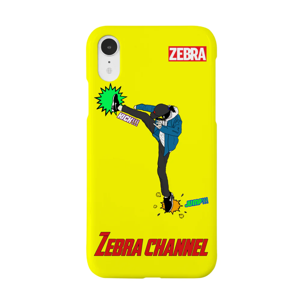 【Zebra channel 公式SHOP】 しまうま工房のKICK!!! Smartphone Case