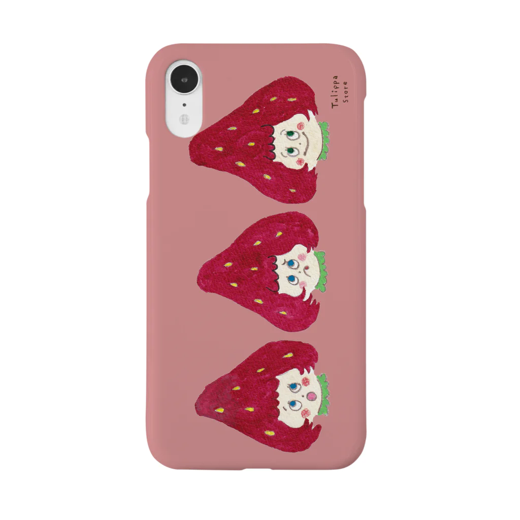 Tulippaのいちごちゃんiphoneケース Smartphone Case