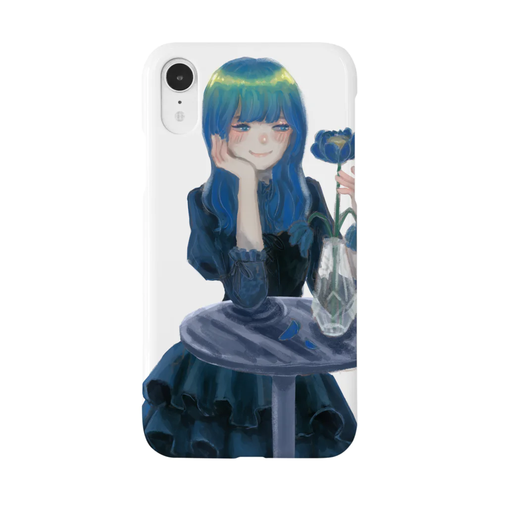 鳥茶のblue Smartphone Case