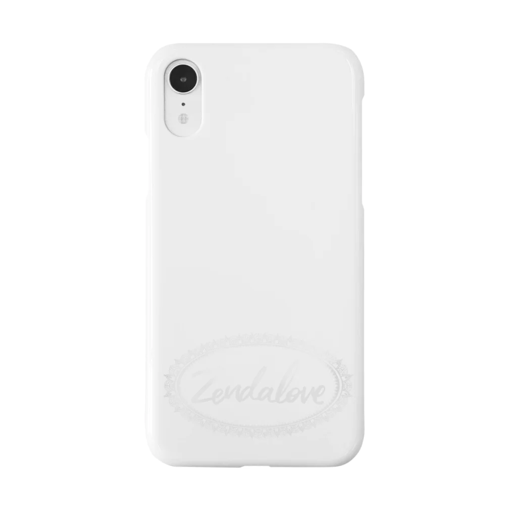 ZendaloveのZendaloveロゴ（白透過） Smartphone Case