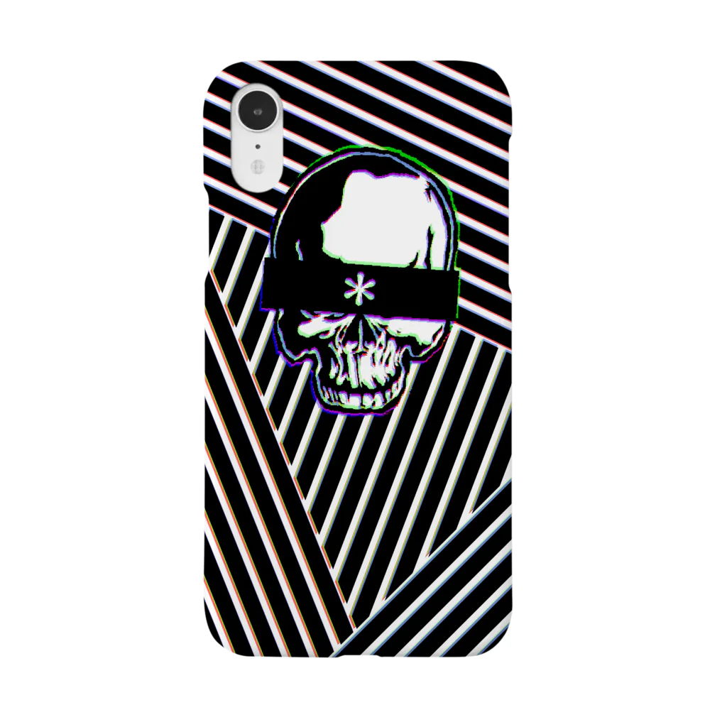 .ttのAnonymous;Skull/アノニマス;スカル(ストライプ) Smartphone Case