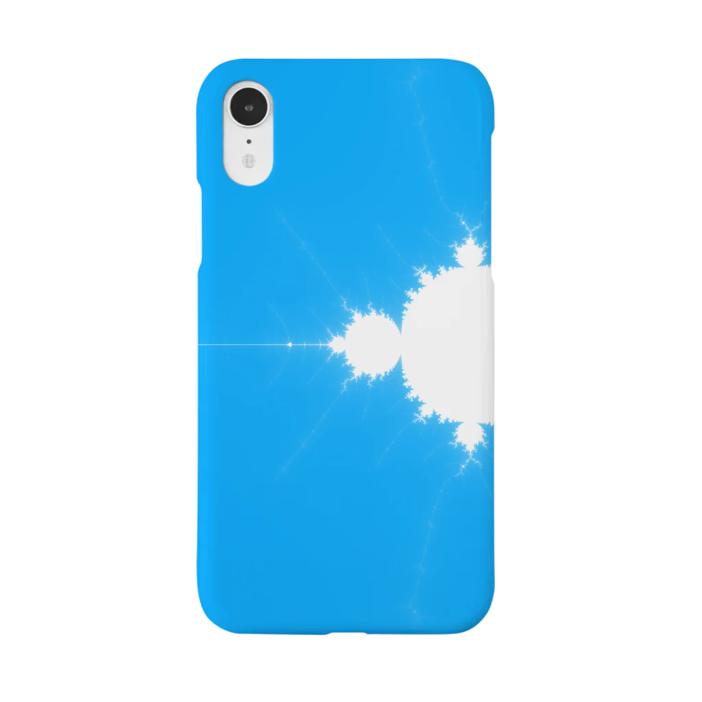 ナチュラルスタイル工芸部のお店　SUZURI店のMandelbrot: Type Blue スマホケース