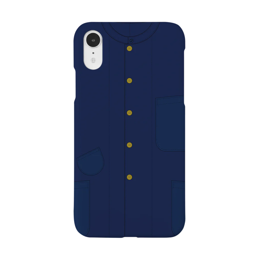 新商品PTオリジナルショップのナッパ服グッズ （金ボタン） Smartphone Case