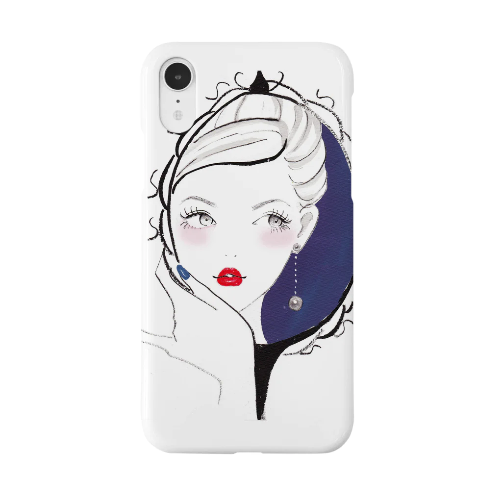 Jojo Yan | A Fashion Illustratorの鏡中の私 Smartphone Case