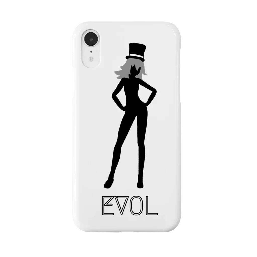 EVOL+utionのシルクハット・ガール スマホケース