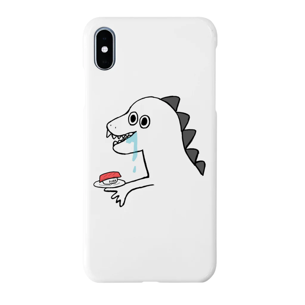 鳴上綺羅のキラキラランドのナルカミキラの恐竜  マグロver. Smartphone Case