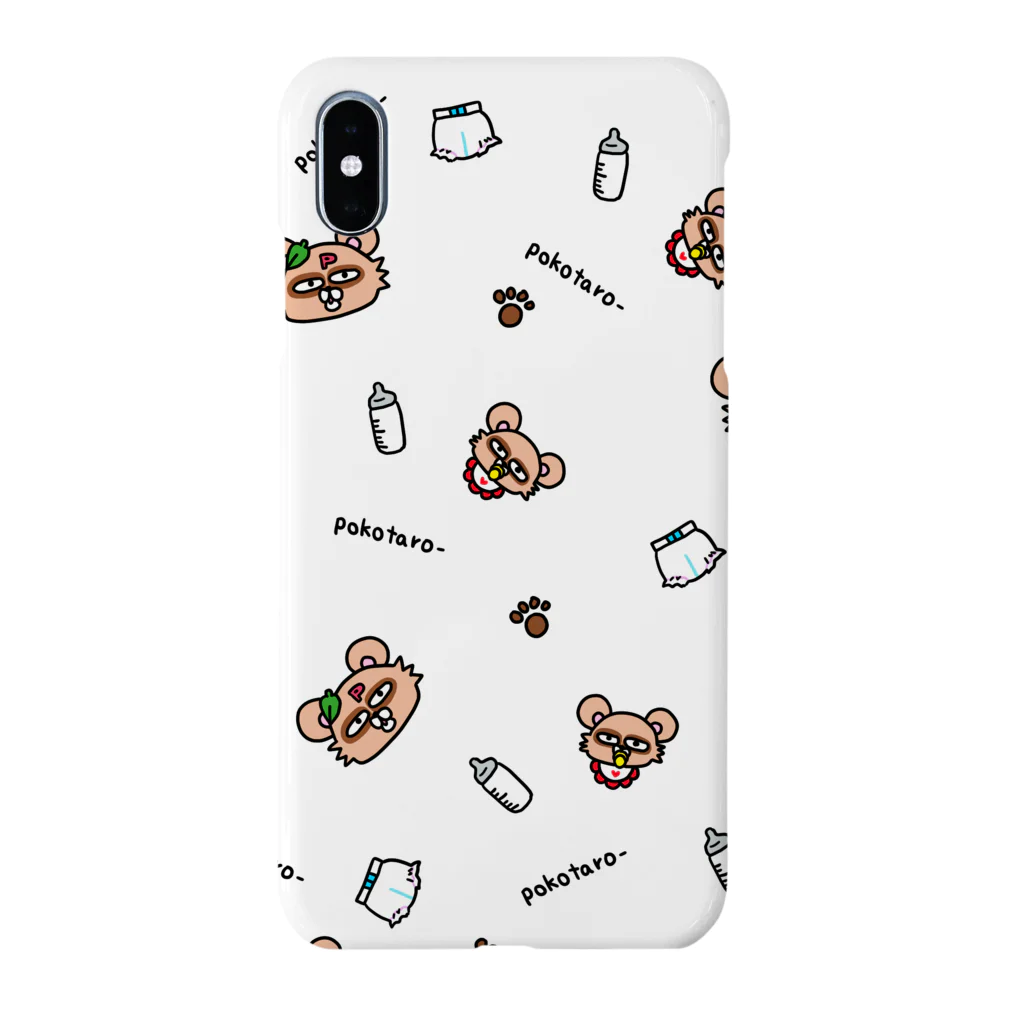 ぽこたろーのぽこたろーwhite Smartphone Case