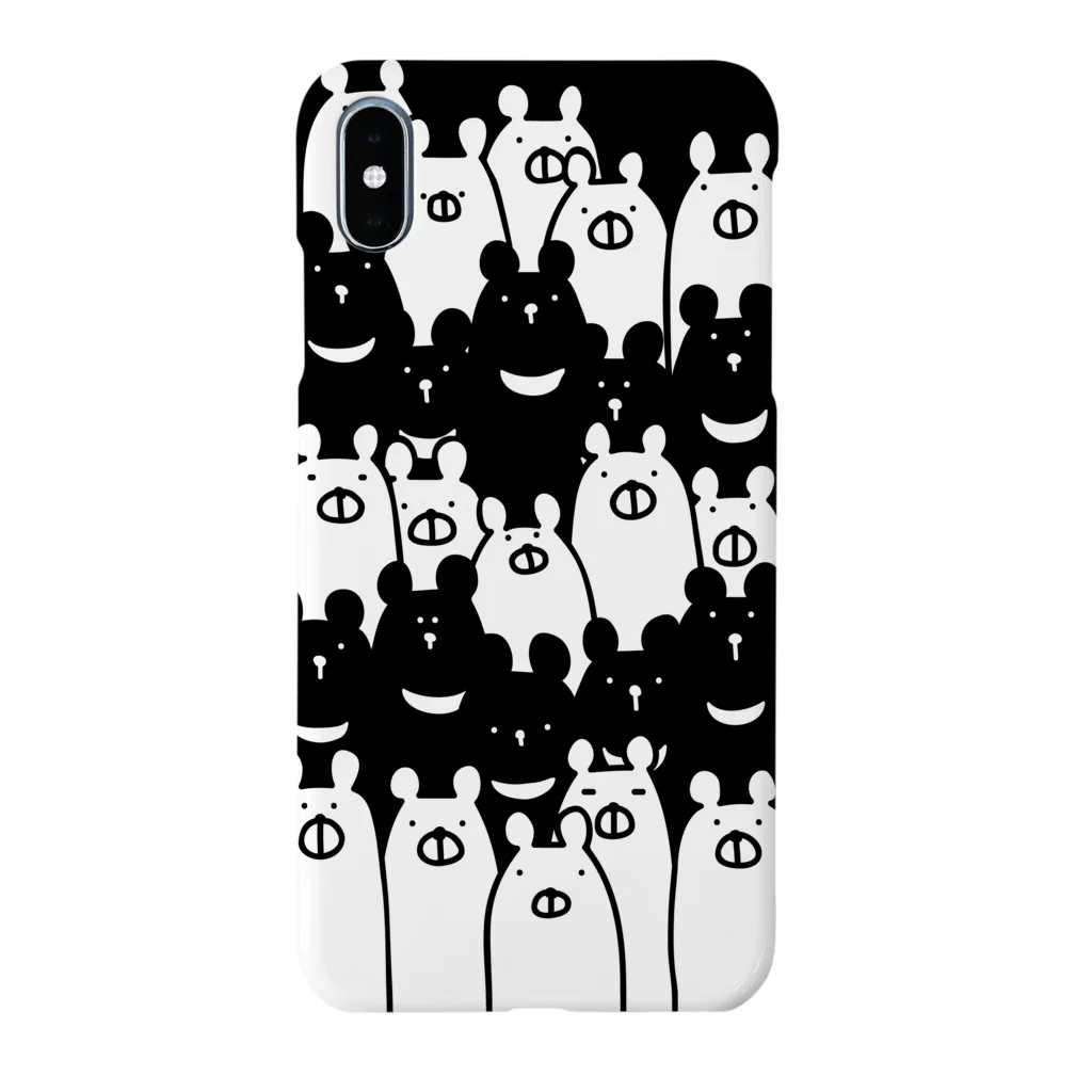 PokuStarのシロクマとツキノワグマ・ケース Smartphone Case