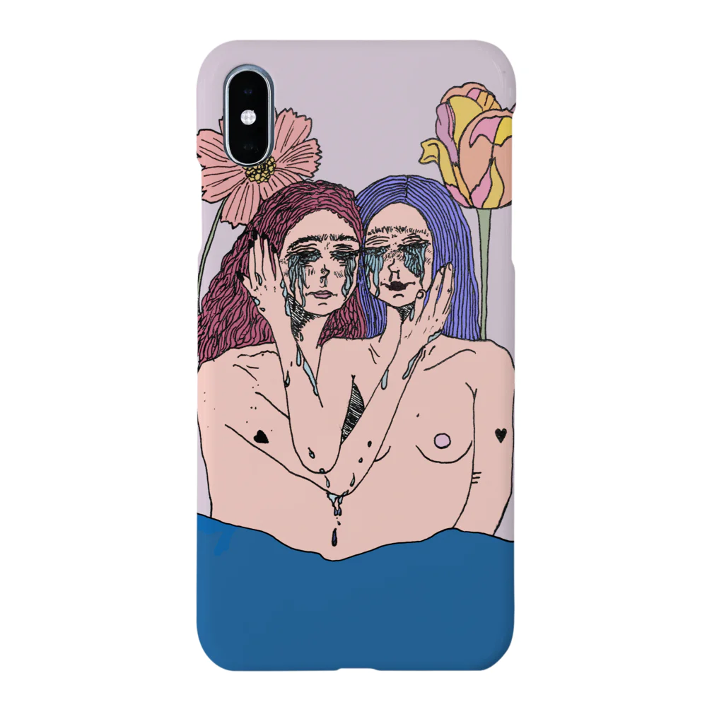 jamiiのCrying Twins Smartphone Case