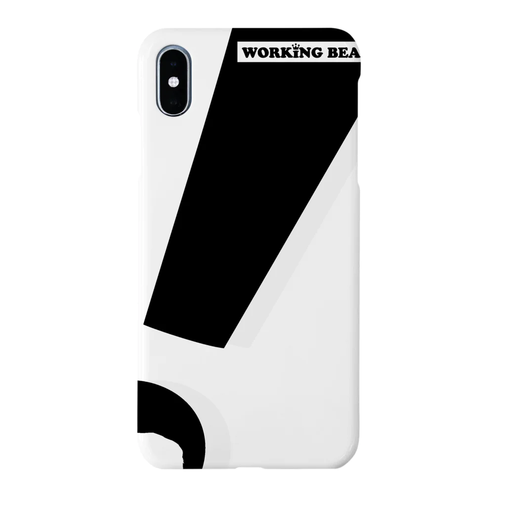 WORKING BEARの【WORKING BEAR】Very noticeable bear Smartphone Case