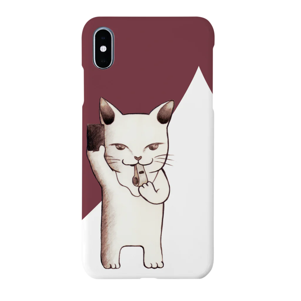 TEZUKAMIのさびしい目をした猫 【主審】 Smartphone Case