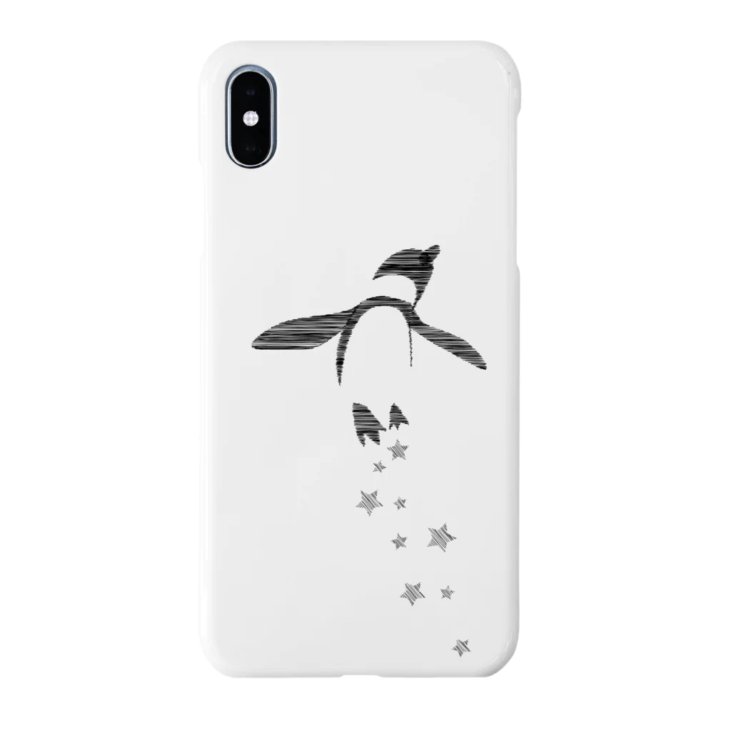 sarada-netの星飛びペンギン Smartphone Case