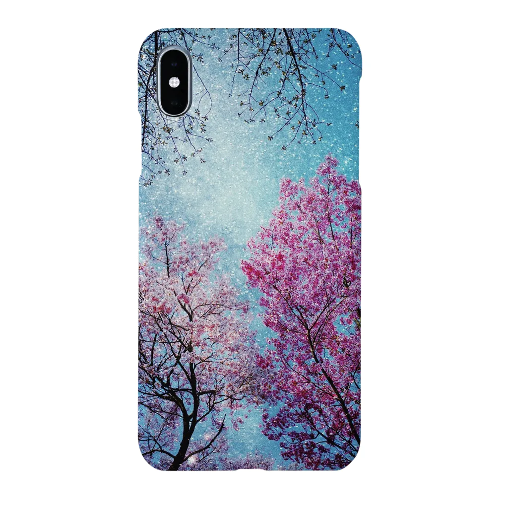 えあまてぃの桜×宇宙 スマホケース