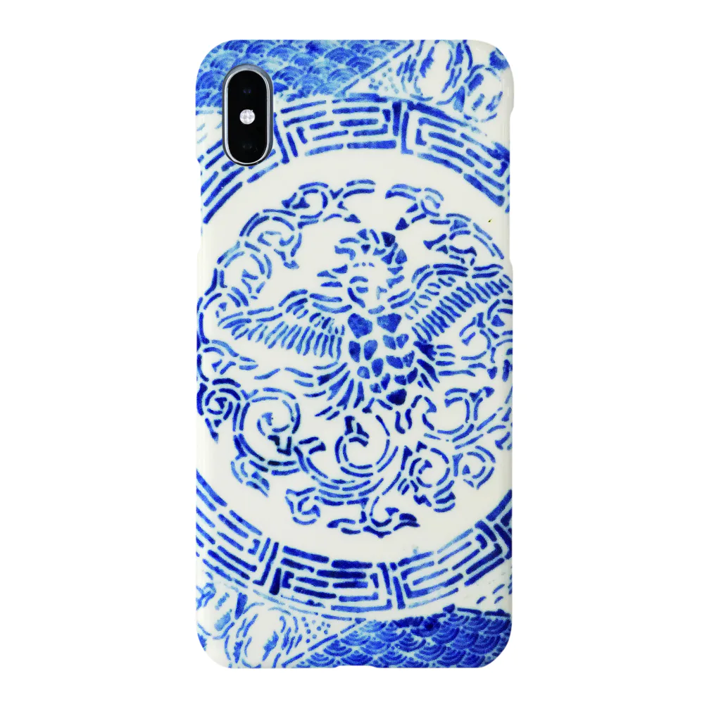 serendipの鳳凰印判柄 Smartphone Case