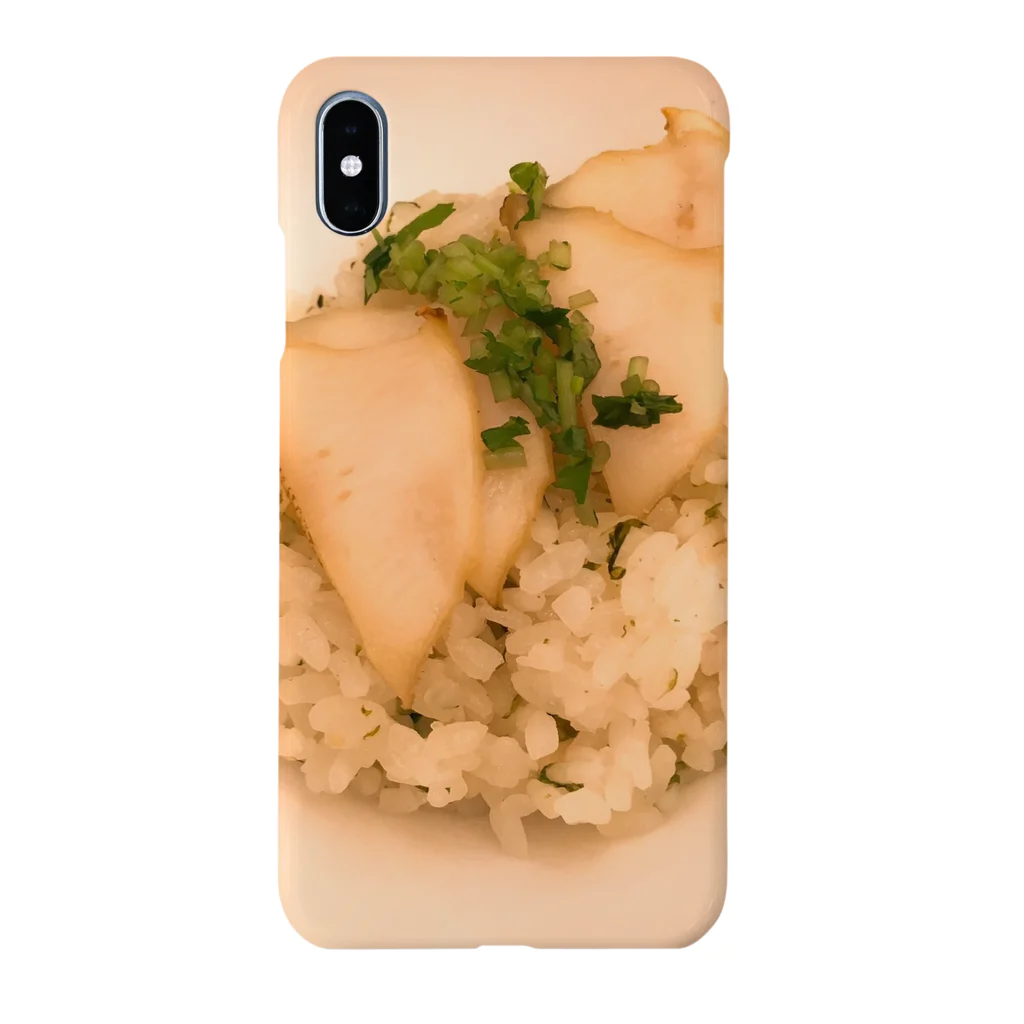 はちうめ工房の腹ヘリ 鮑ご飯 Smartphone Case