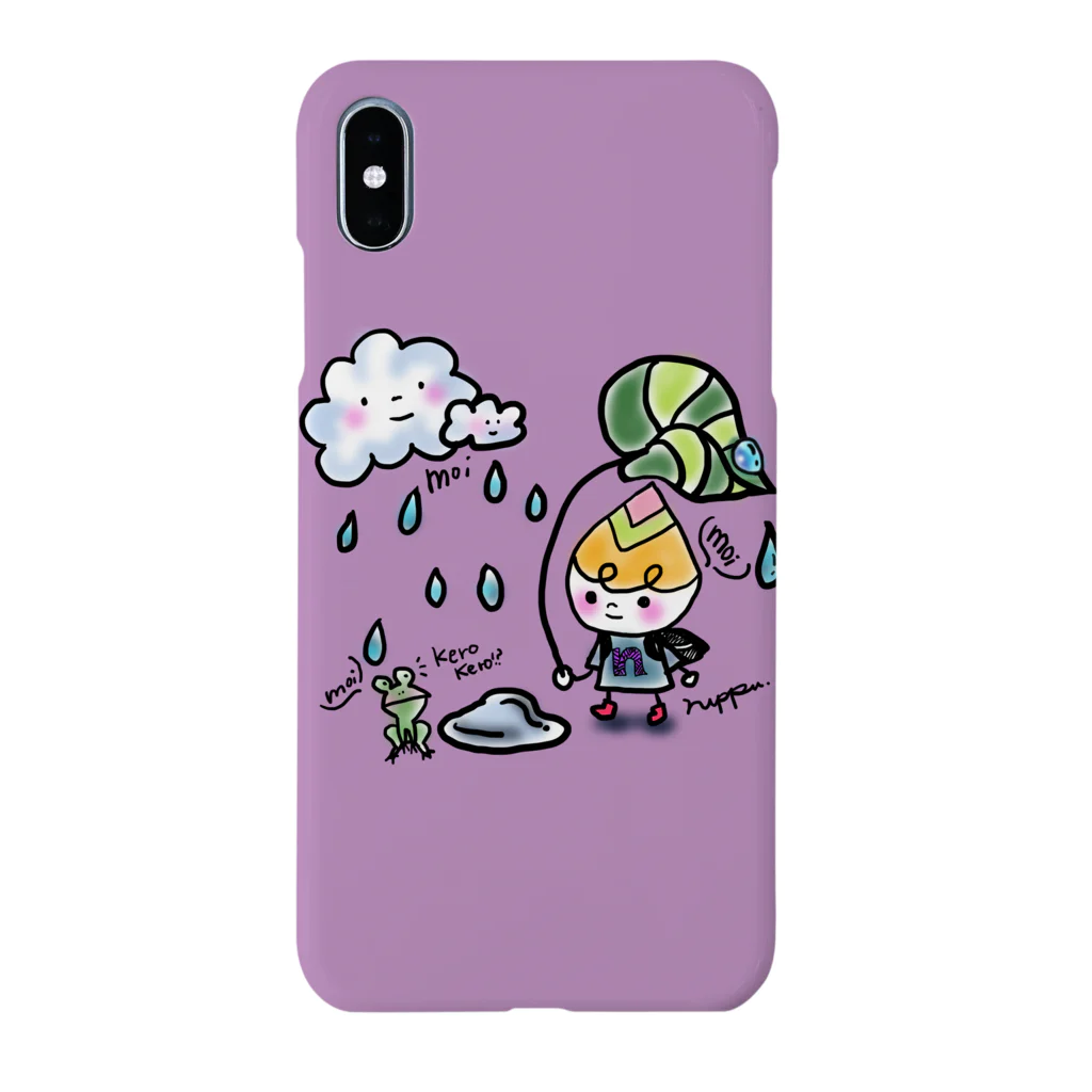 nuppuのTsubomiちゃん　雨も大好きシリーズA Smartphone Case