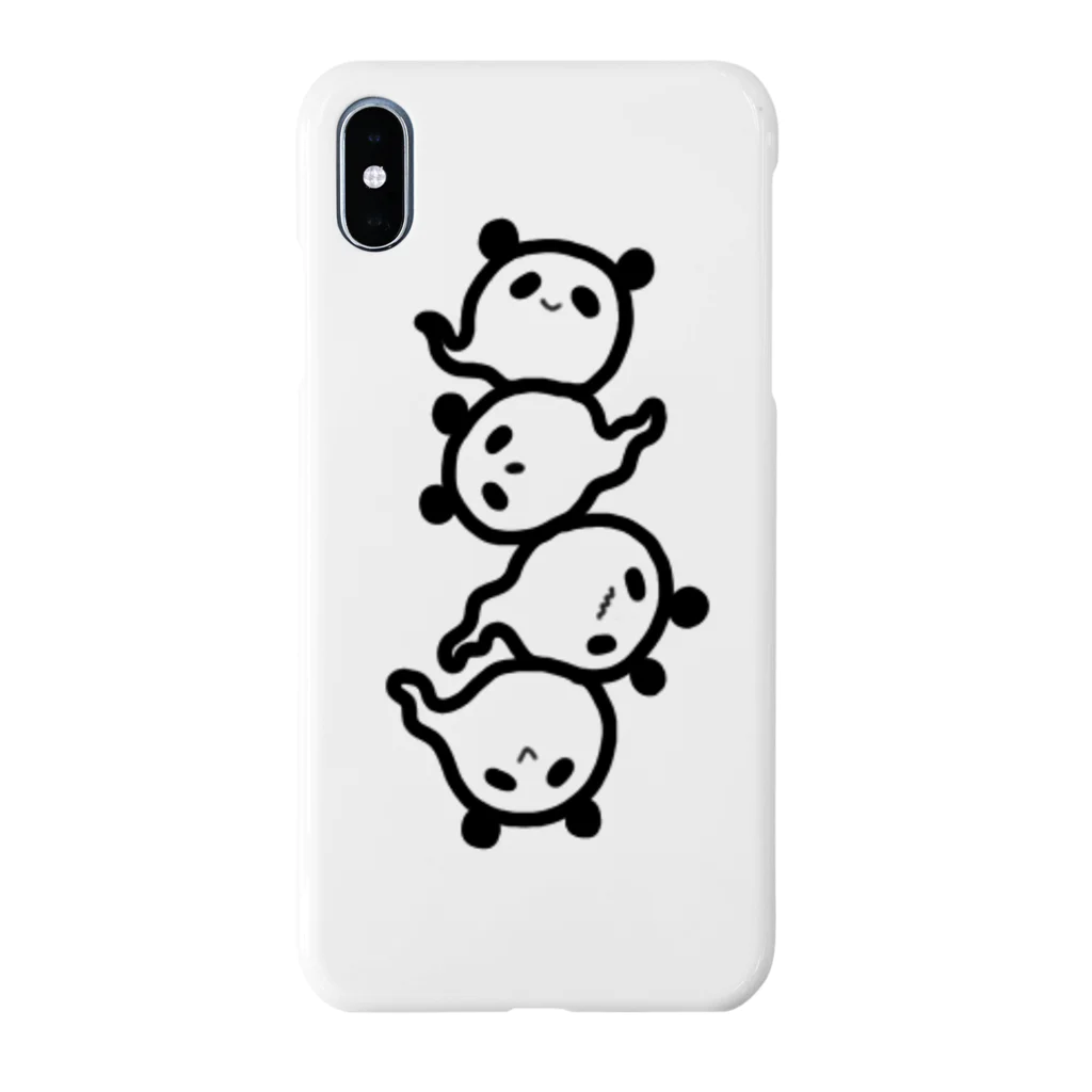 320(みつお)のべびーぱんだおばけ_w Smartphone Case