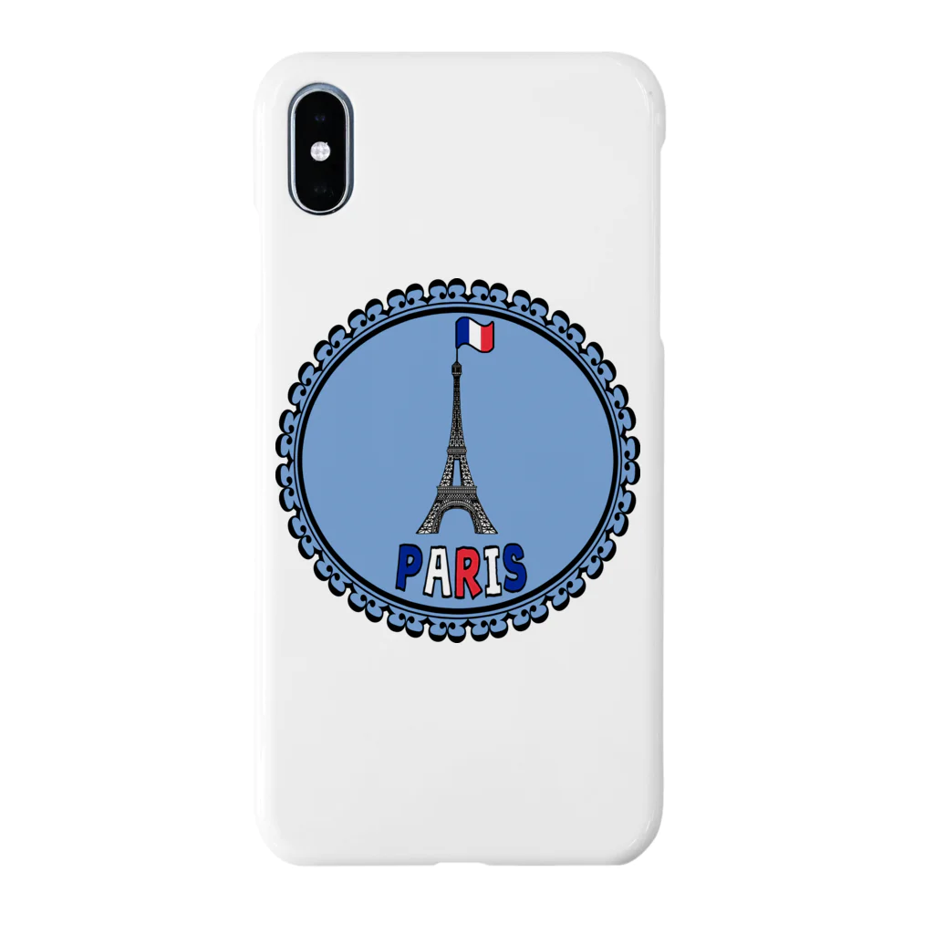 Pariroのトリコロールなエッフェル塔 Smartphone Case