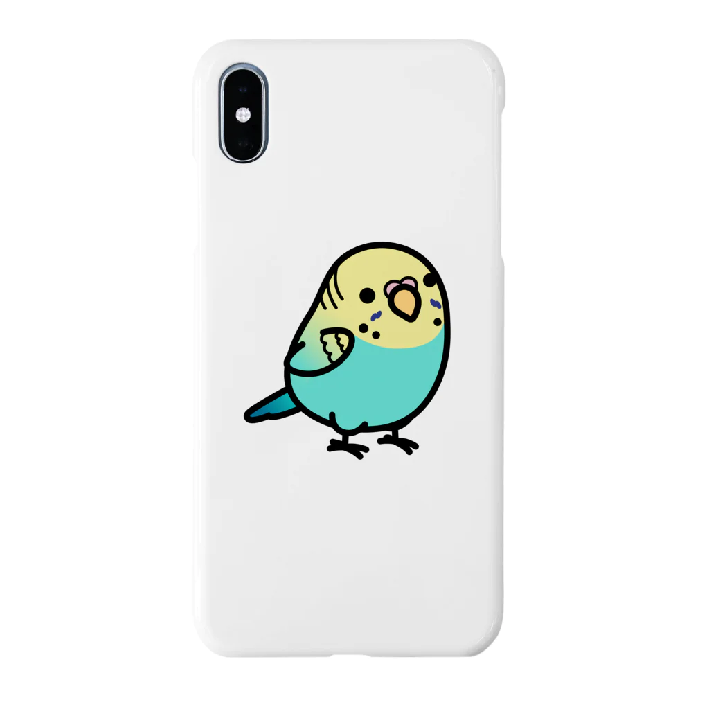 Cody the LovebirdのChubby Bird　セキセイインコ Smartphone Case