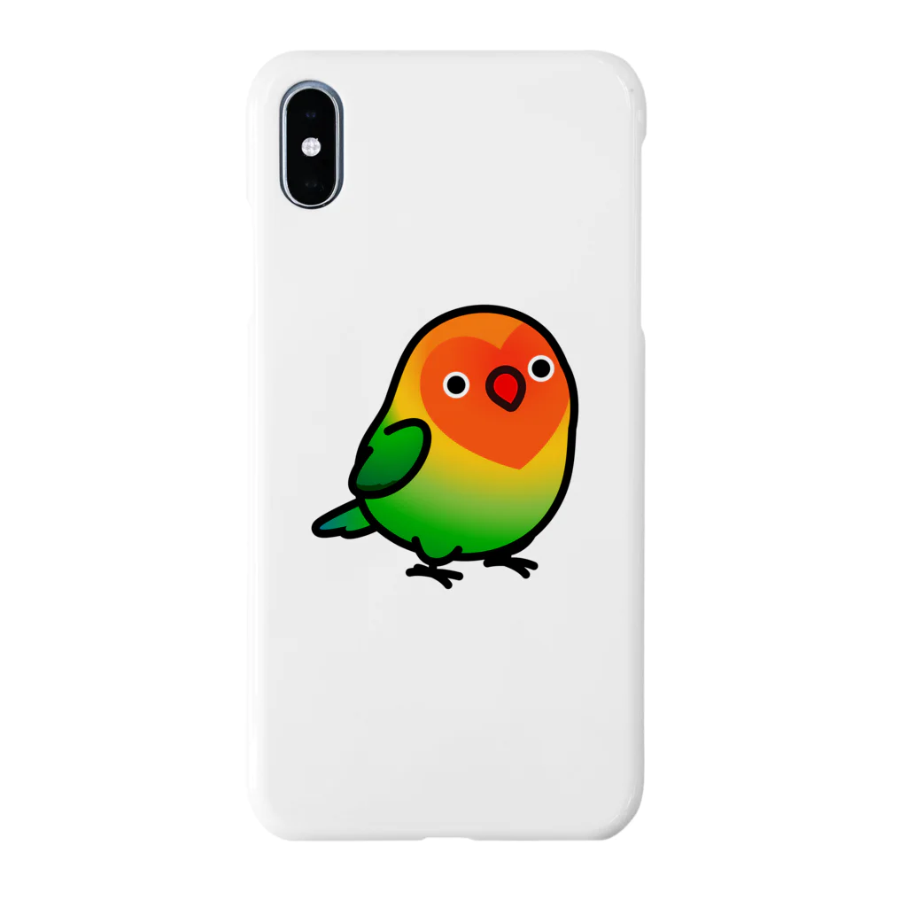 Cody the LovebirdのChubby Bird ルリゴシボタンインコ スマホケース