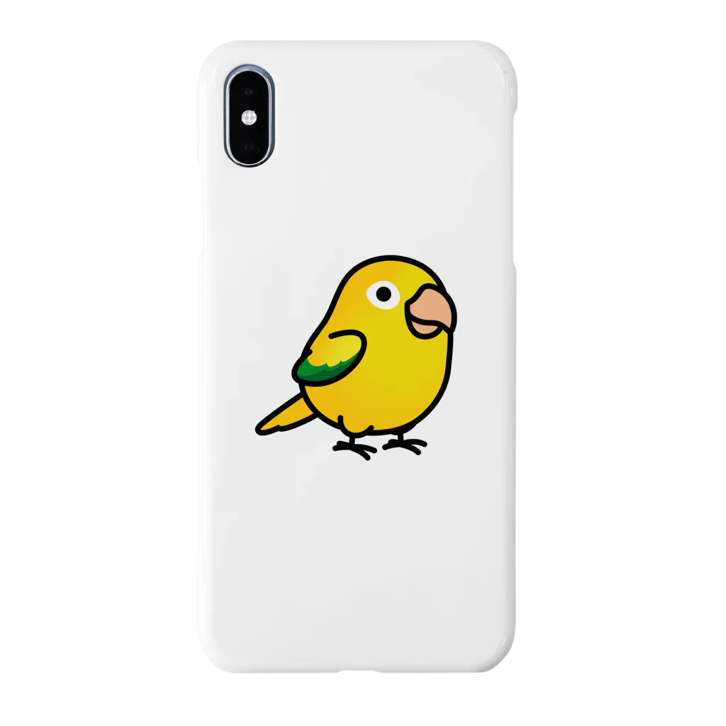 Cody the LovebirdのChubby Bird ニョオウインコ Smartphone Case