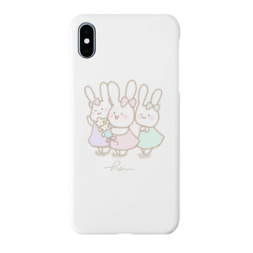 ゆるふわうさぽんのはなたば Smartphone Case