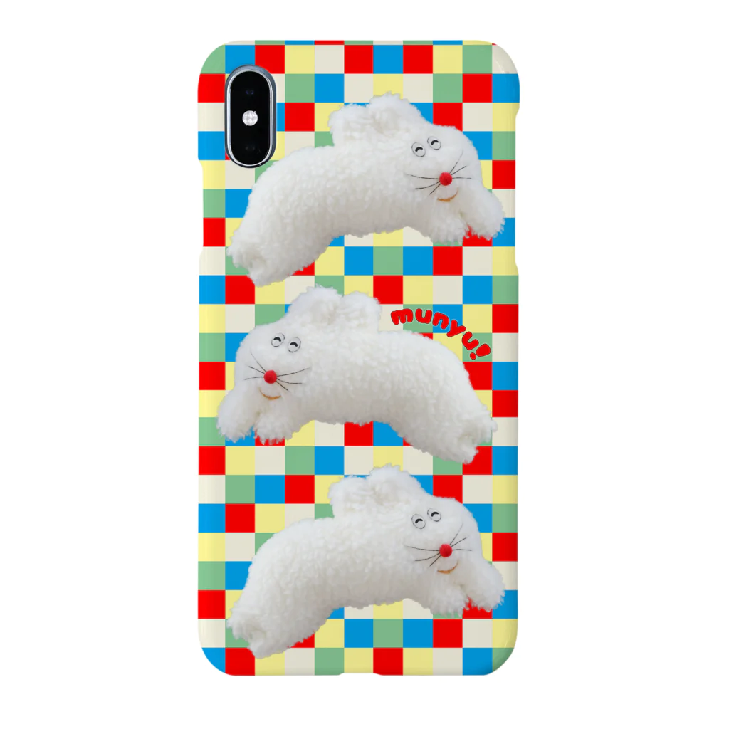 むにゅの行き交いぴょ〜んちゃんタイル) Smartphone Case