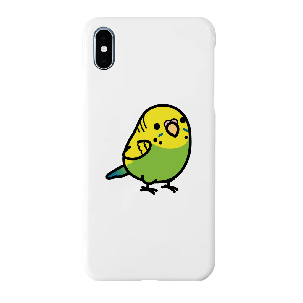 Cody the LovebirdのChubby Bird セキセイインコ Smartphone Case