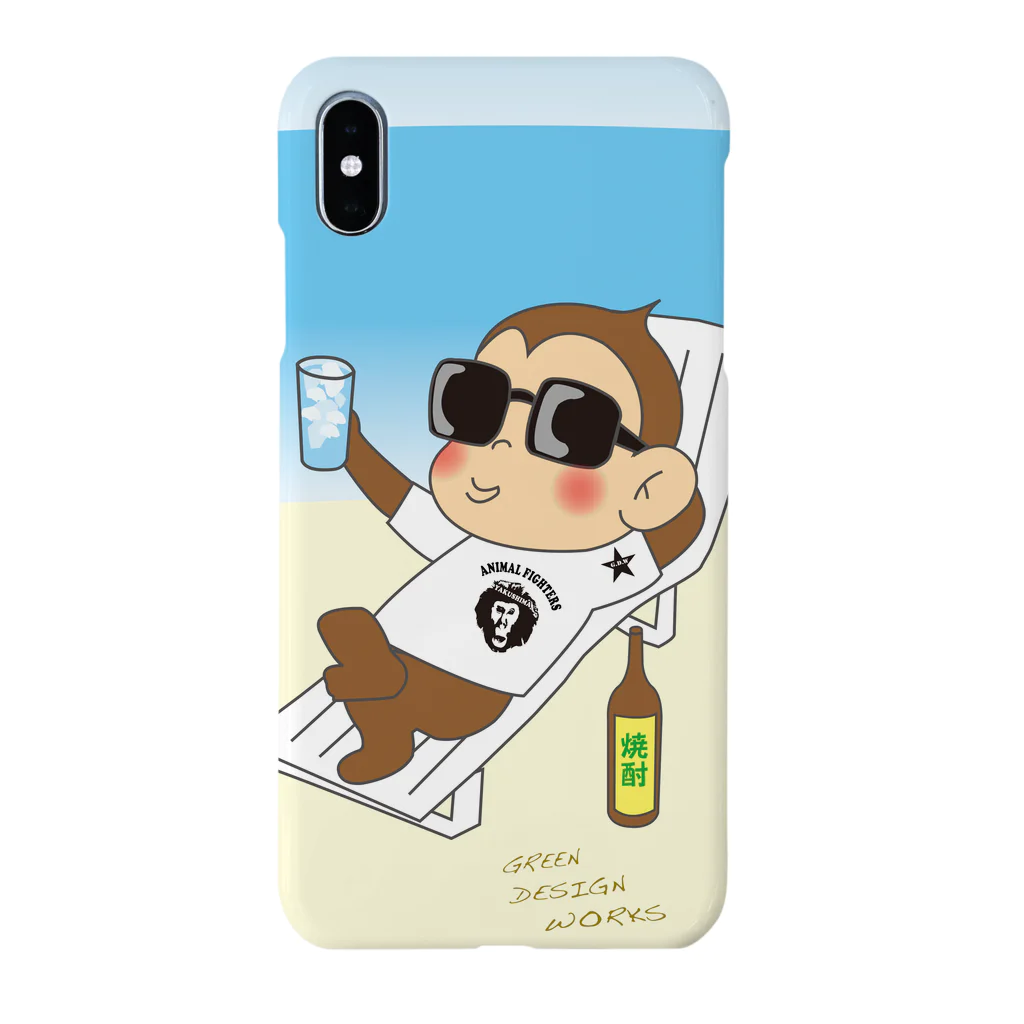 GREEN DESIGN WORKS　グリーンデザインワークスのアニマル君　iPhoneケース スマホケース