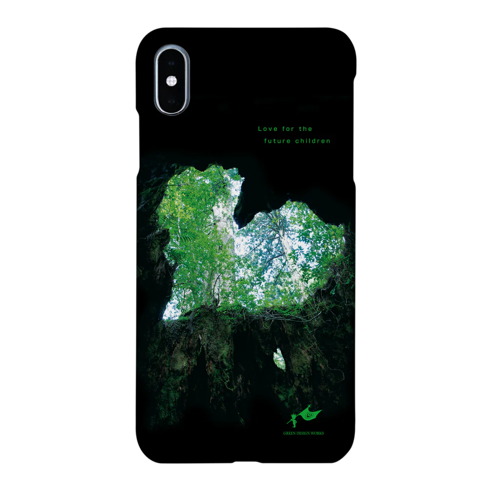 GREEN DESIGN WORKS　グリーンデザインワークスの屋久島ウィルソンハート　iPhoneケース Smartphone Case