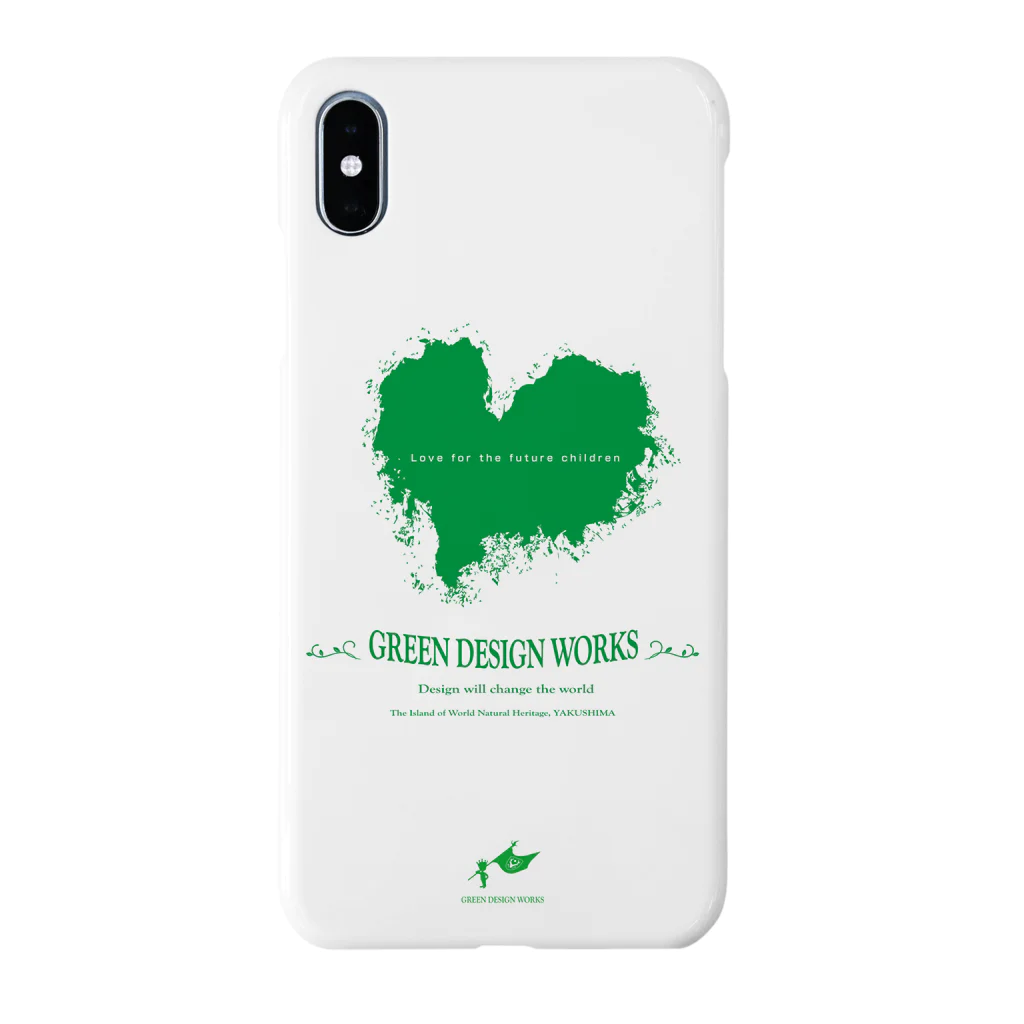 GREEN DESIGN WORKS　グリーンデザインワークスの屋久島ウィルソンハート　iPhoneケース スマホケース