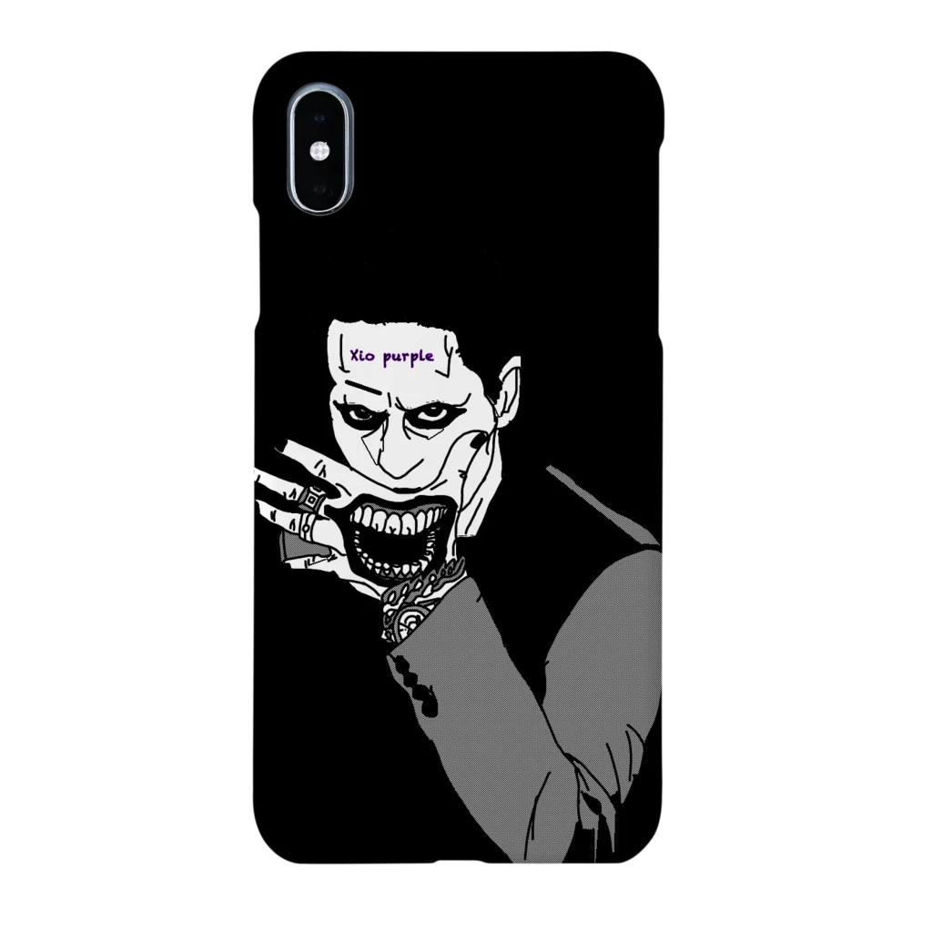 XioPurpleのXio Purple joker tattoo スマホケース