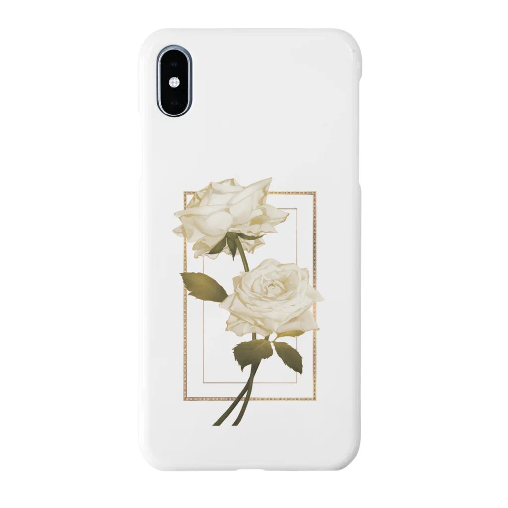 須田彩加のWhite rose Smartphone Case