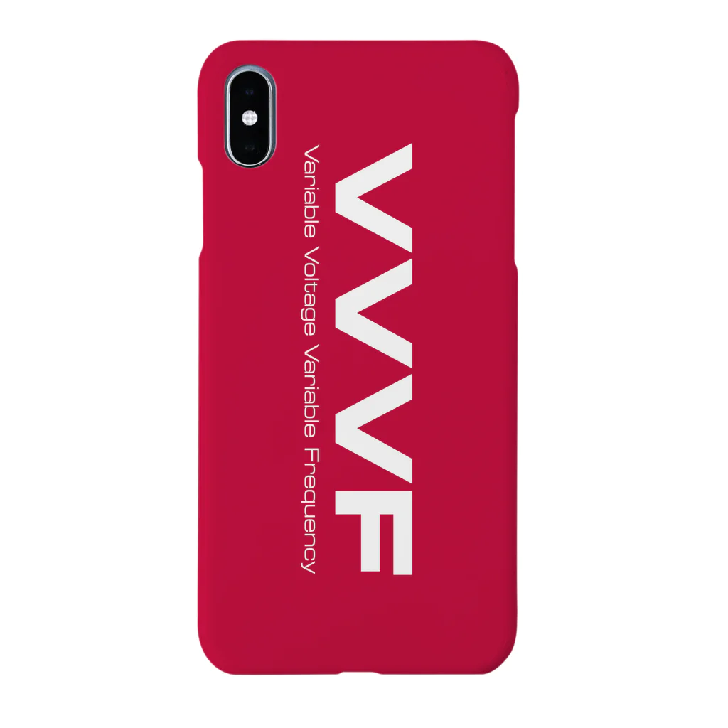 急行天北の鉄道 VVVF iPhoneケース(赤翼) Smartphone Case