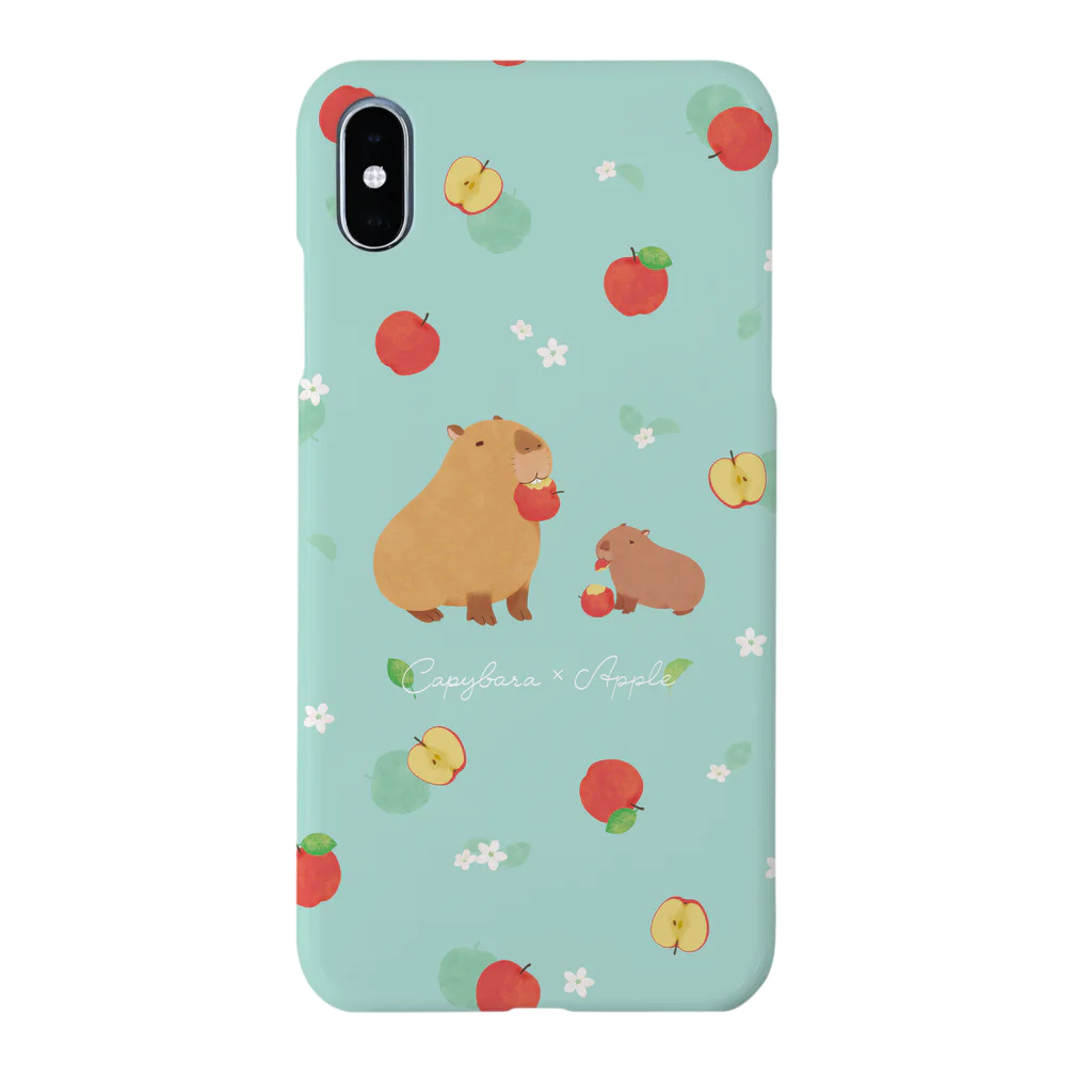 カピバラグッズ by miyucapyのカピバラりんご Smartphone Case