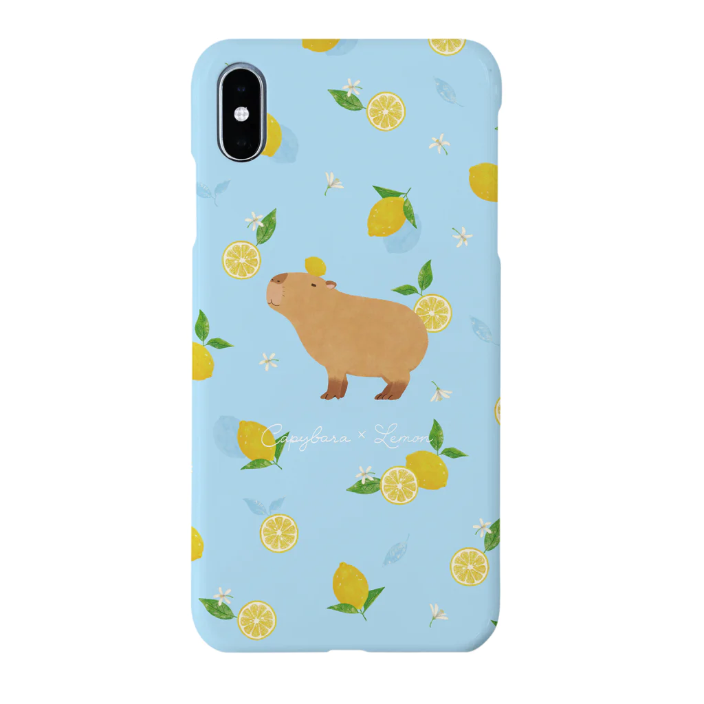 カピバラグッズ by miyucapyのカピバラレモン スマホケース