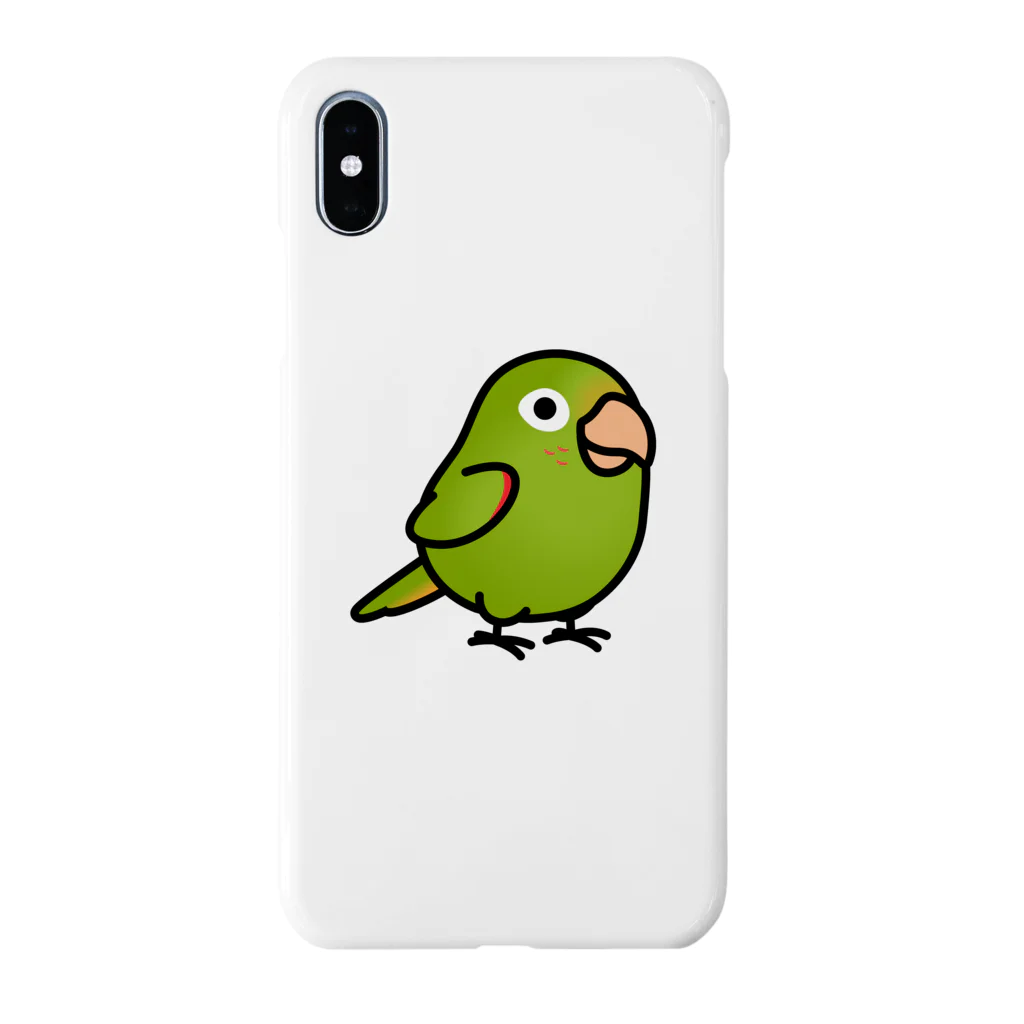 Cody the LovebirdのChubby Bird メジロメキシコインコ スマホケース