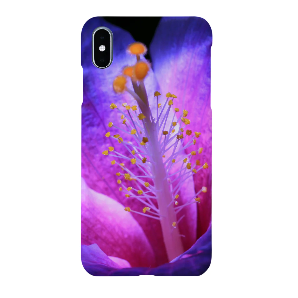 CNU Official ShopのiPhone XS Max Smartphone Case Hibiscus Flower Design with LED Light Smartphone Case