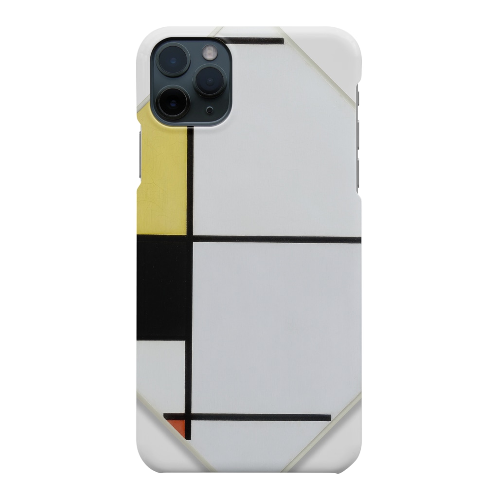 SONOTENI-ARTの028-003　モンドリアン　『コンポジション』2　スマホケース　表側面印刷　iPhone 11/11ProMax専用デザイン　SC3 Smartphone Case