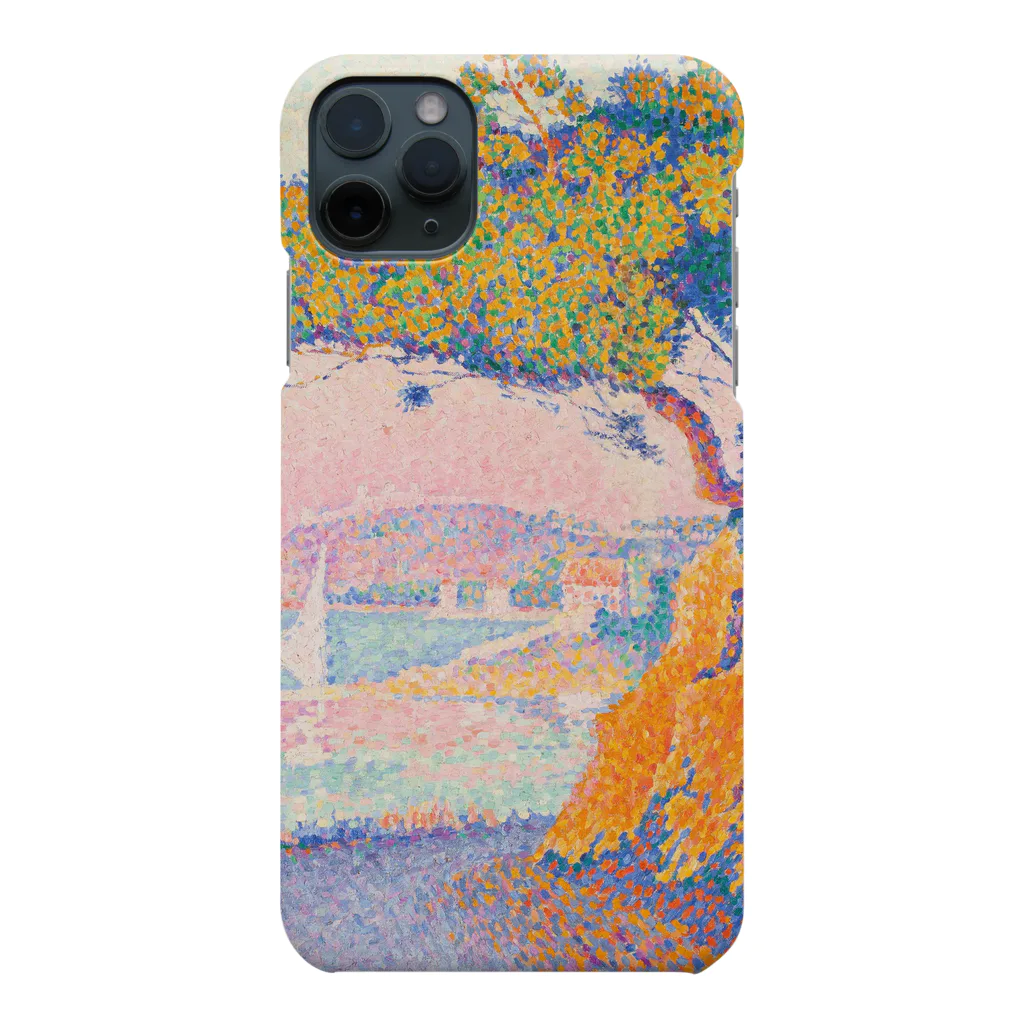 SONOTENI-ARTの025-005　ポール・シニャック　『Golfe Juan』　スマホケース　表側面印刷　iPhone 11/11ProMax専用デザイン　SC3 Smartphone Case