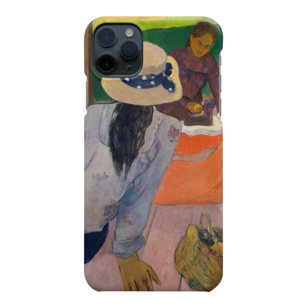 SONOTENI-ARTの026-002　ゴーギャン　『シエスタ』　スマホケース　表側面印刷　iPhone 11/11ProMax専用デザイン　SC3 iPhone Smartphone Case