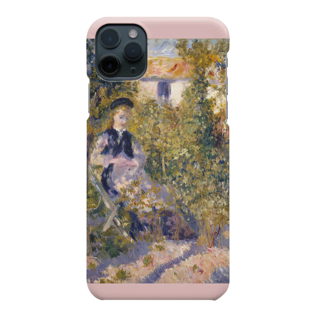 SONOTENI-ARTの016-007　ルノワール　『庭のニニ (ニニ・ロペス)』　スマホケース　表側面印刷　iPhone 11/11ProMax専用デザイン　SC3 iPhone Smartphone Case