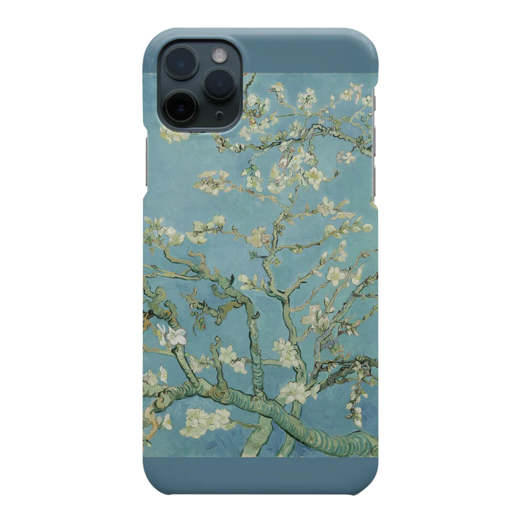 SONOTENI-ARTの005-005　ゴッホ　『花咲くアーモンドの木の枝』　スマホケース　表側面印刷　iPhone 11/11ProMax専用デザイン　SC3 スマホケース